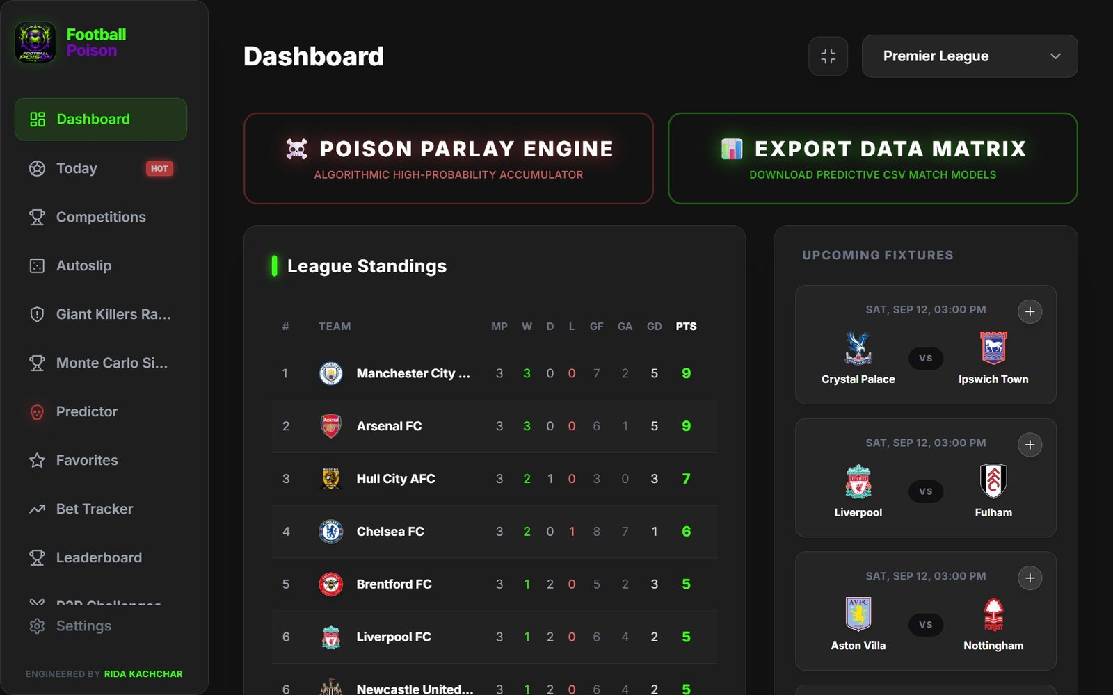 Sports Analytics & Predictor Engine
