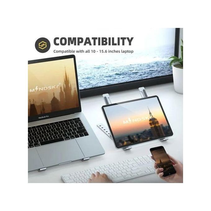 Foldable Aluminum Laptop Stand