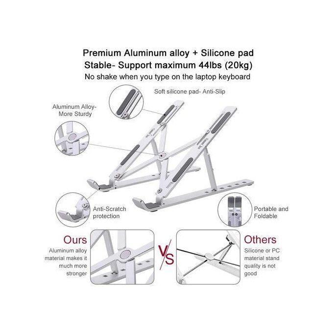 Foldable Aluminum Laptop Stand