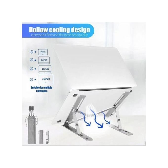 Foldable Aluminum Laptop Stand