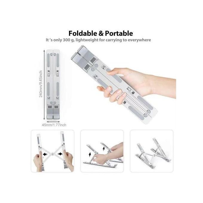 Foldable Aluminum Laptop Stand